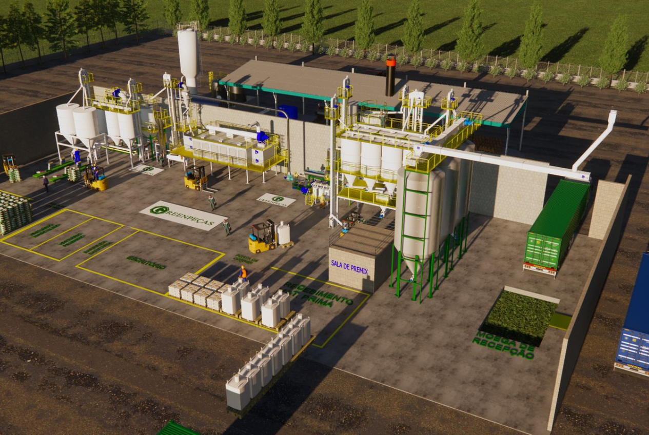 Fábrica de ração Greenpeças